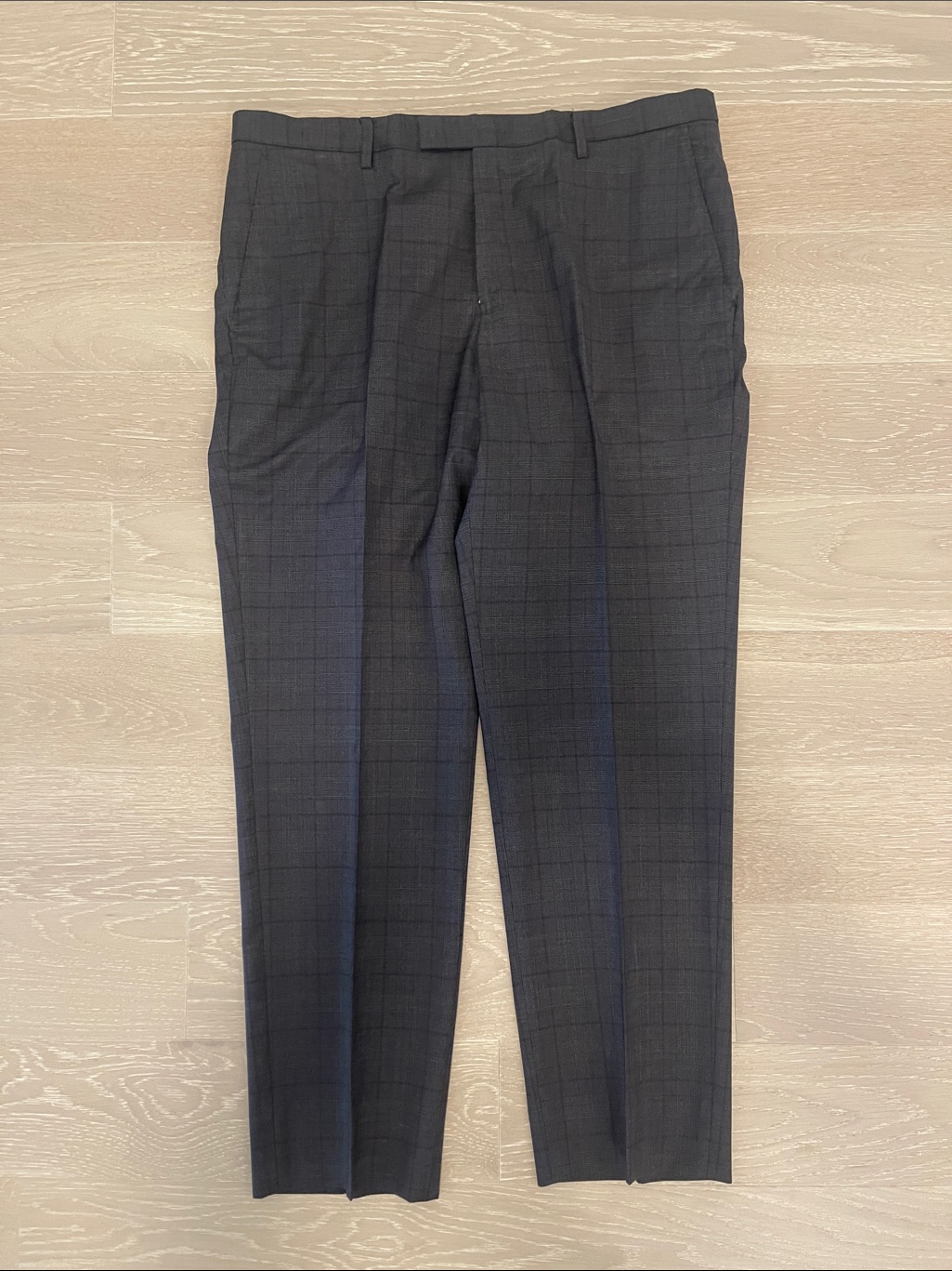Hugo Boss Black Dress Pants With Subtle Texture